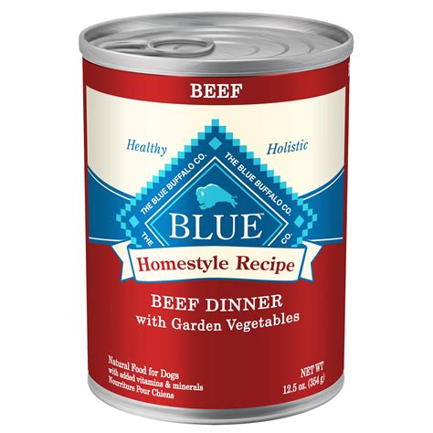 blue dog food canned
